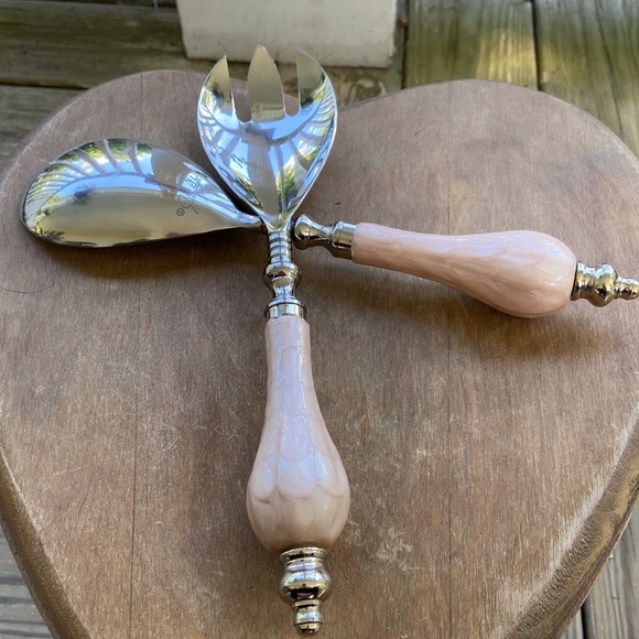 Julia Knight Peony Salad Serving Set - Picture 3 of 9